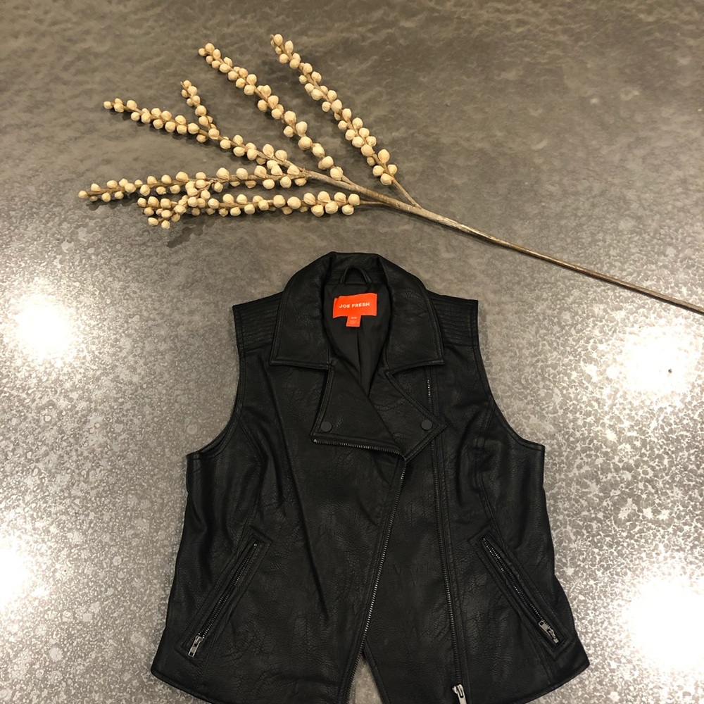Joe Fresh Leather look Vest